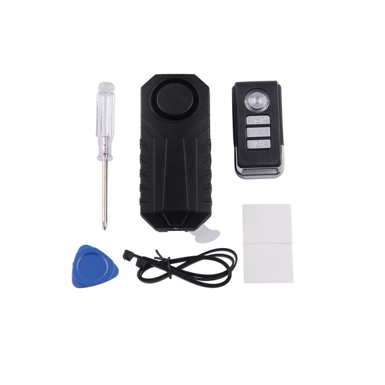 Wireless Anti-Theft Vibration Motorcycle Bicycle Waterproof Security Bike Alarm with Remote - Theft Protection by PMC TechLife | Online Shopping South Africa | PMC TechLife