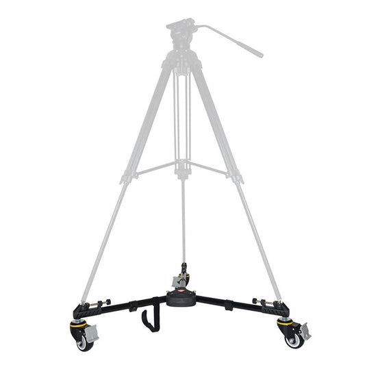 Kingjoy VX-600D Aluminium Alloy Camera Big Foot Wheel Tripod Pulley Base - Other Accessories by PMC Jewellery | Online Shopping South Africa | PMC Jewellery