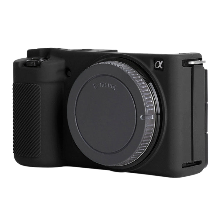 For Sony ZV-E10 Soft Silicone Protective Case (Black) - Protective Case by PMC TechLife | Online Shopping South Africa | PMC TechLife