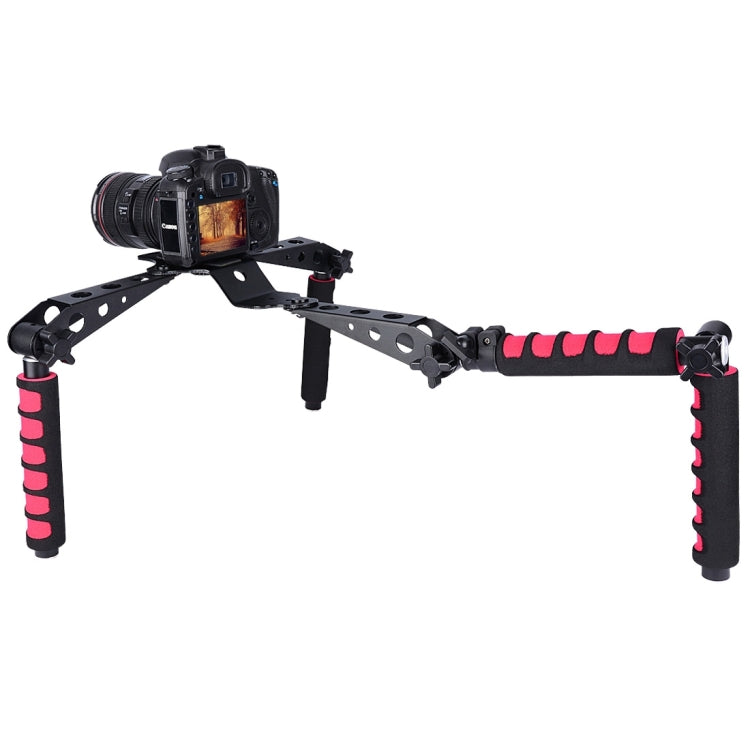 YELANGU D6-2 Rig I Multifunctional Handles Camera Shoulder Mount for DSLR Camera / Video Camera(Red) - Shoulder Mount by YELANGU | Online Shopping South Africa | PMC Jewellery | Buy Now Pay Later Mobicred