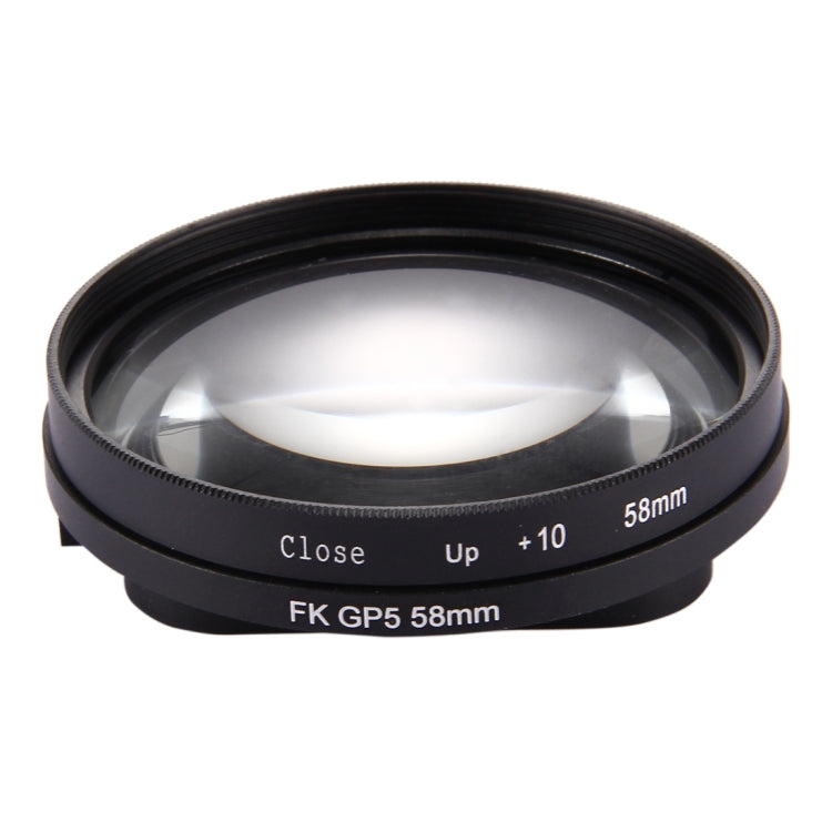 58mm 2 in 1 10X Close-Up Lens Filter for GoPro HERO7 Black/6 /5 - Lens Filter by PMC Jewellery | Online Shopping South Africa | PMC Jewellery