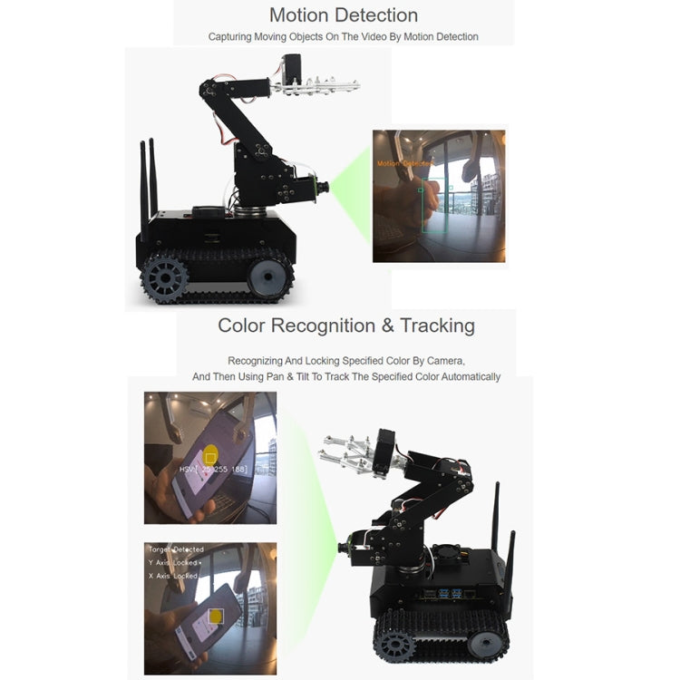 Waveshare JETANK AI Tracked Mobile Robot Kit, Based on Jetson Nano, EU Plug - free shipping - PMC TechLife - Order now!