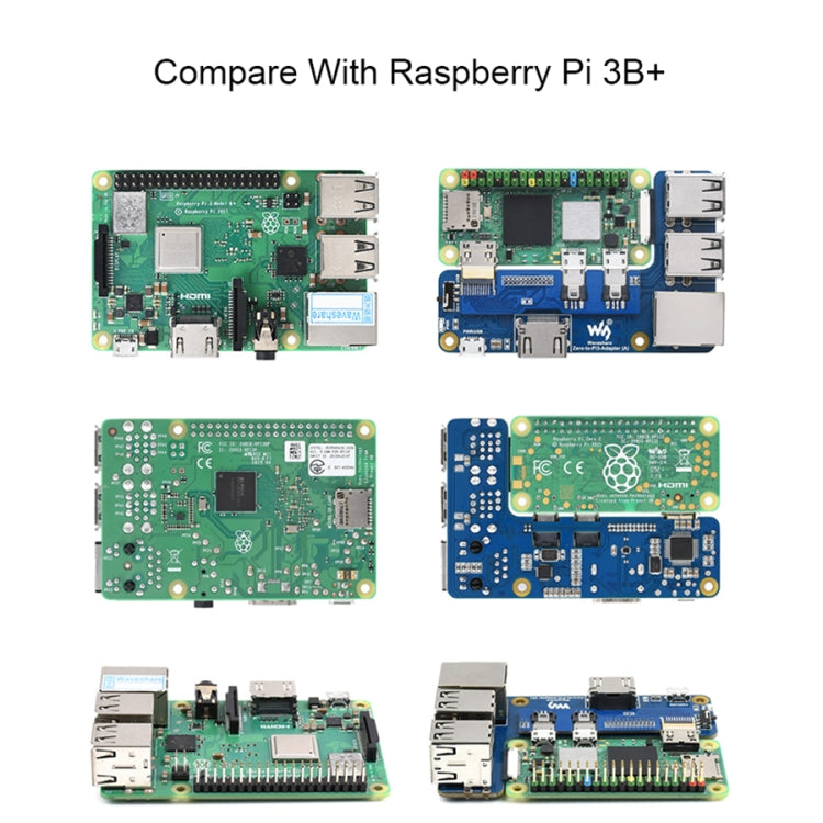 Waveshare Raspberry Pi Zero To 3B Adapter for Raspberry Pi 3 Model B/B+ - free shipping - PMC TechLife - Order now!