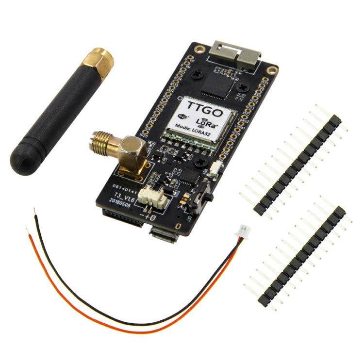 TTGO LORA32 V2.1 ESP32 0.96 inch OLED Bluetooth WiFi Wireless Module 915MHz SMA IP5306 Module with Antenna - Module by TTGO | Online Shopping South Africa | PMC TechLife | Buy Now Pay Later Mobicred