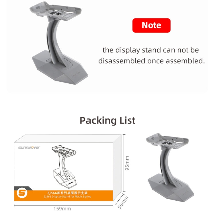 For DJI Mavic 3 / Mavic 2 / Mavic Pro Sunnylife ZJ566 Drone Bracket Desktop Display Stand (Grey) - free shipping - PMC TechLife - Order now!