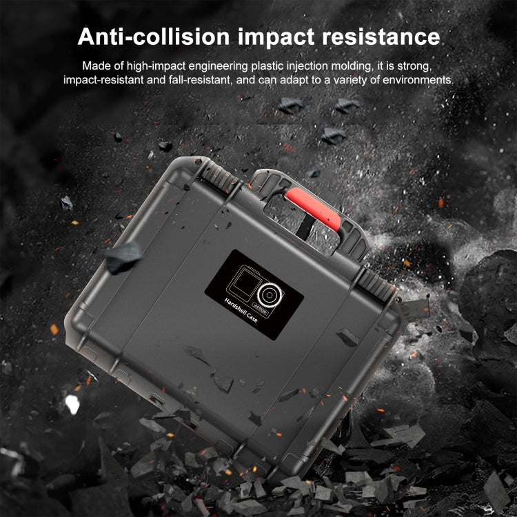 For DJI Action 5 Pro / 4 / 3 STARTRC Waterproof PP Full Kit Suitcase Storage Box (Black) - free shipping - PMC TechLife - Order now!