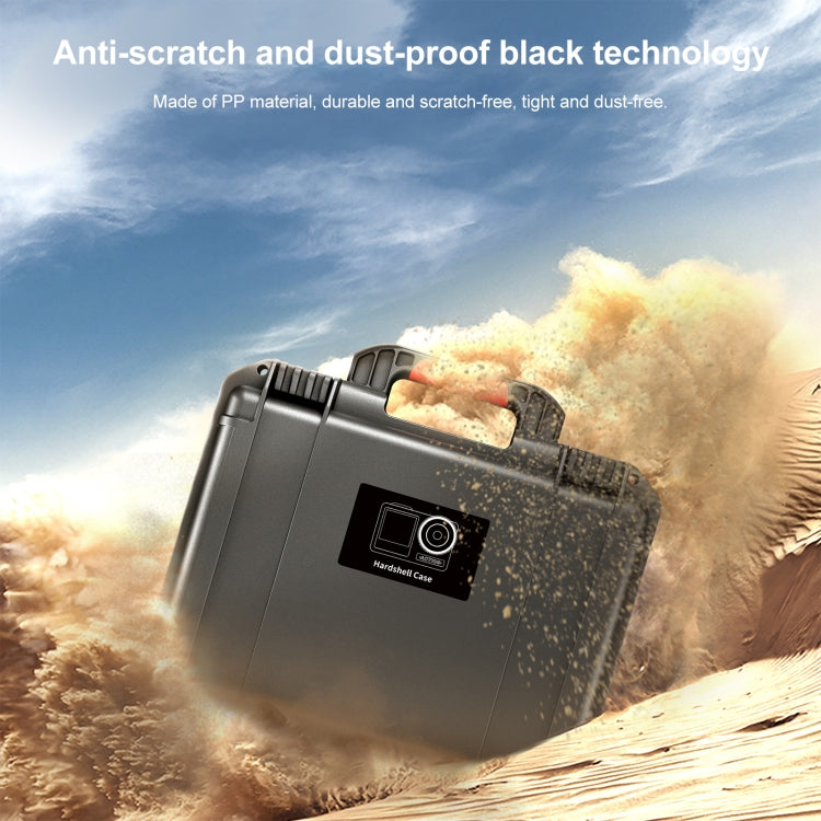 For DJI Action 5 Pro / 4 / 3 STARTRC Waterproof PP Full Kit Suitcase Storage Box (Black) - free shipping - PMC TechLife - Order now!