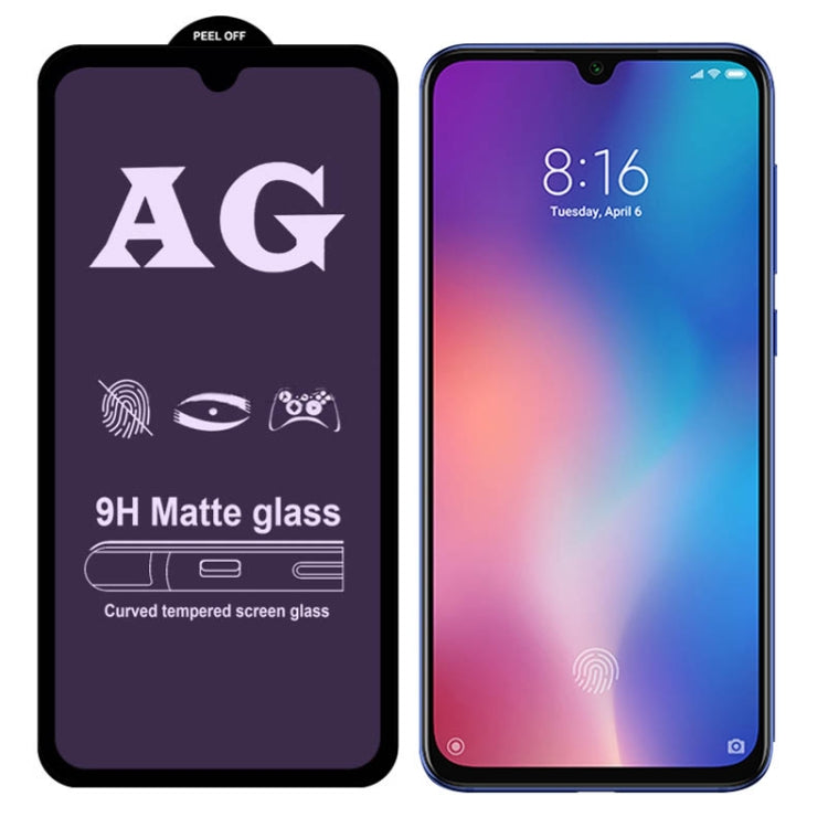 25 PCS AG Matte Anti Blue Light Full Cover Tempered Glass For Xiaomi Mi CC9 -  by PMC TechLife | Online Shopping South Africa | PMC TechLife