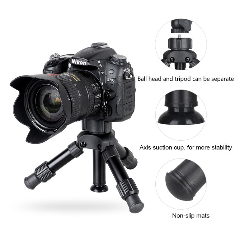BEXIN MS02 Small Lightweight Tabletop Camera Tripod for Phone Dslr Camera - free shipping - PMC TechLife - Order now!