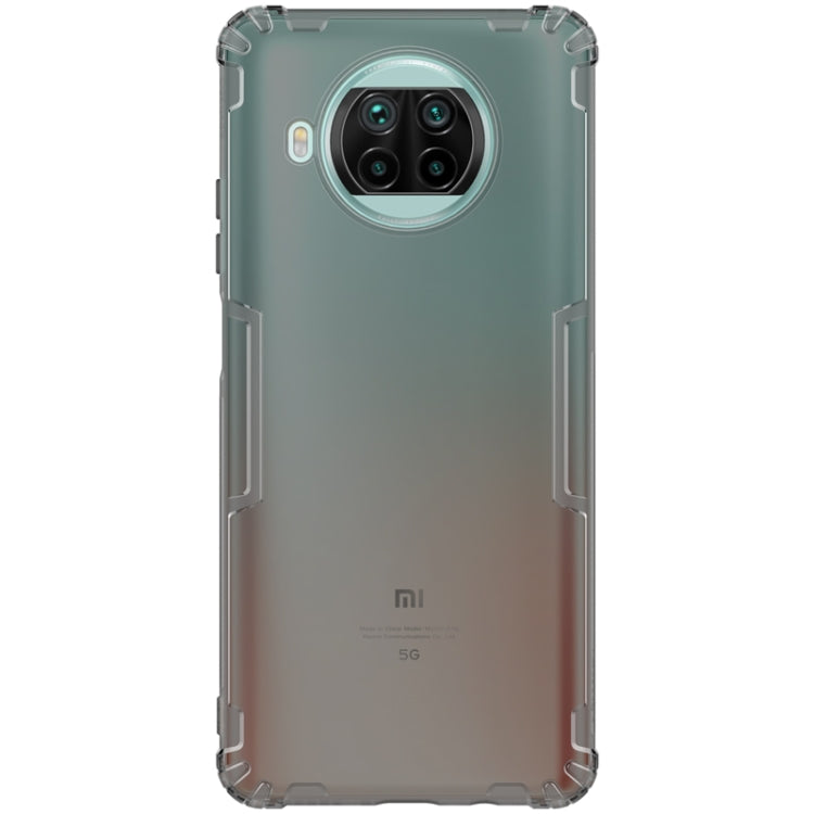 For Xiaomi Mi 10T Lite 5G / Redmi Note 9 Pro 5G NILLKIN Nature TPU Transparent Soft Protective Case(Grey) - Xiaomi Cases by NILLKIN | Online Shopping South Africa | PMC Jewellery