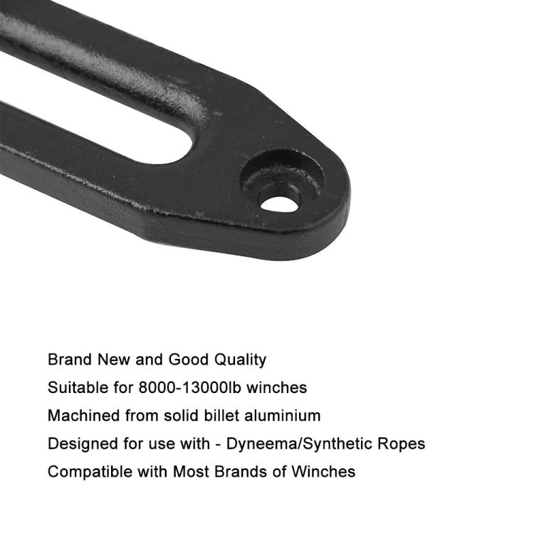 Universal 12000lbs Wire Rope Winch Synthetic Winch Rope Cable Aluminum Fairlead - Others by PMC TechLife | Online Shopping South Africa | PMC TechLife | Buy Now Pay Later Mobicred