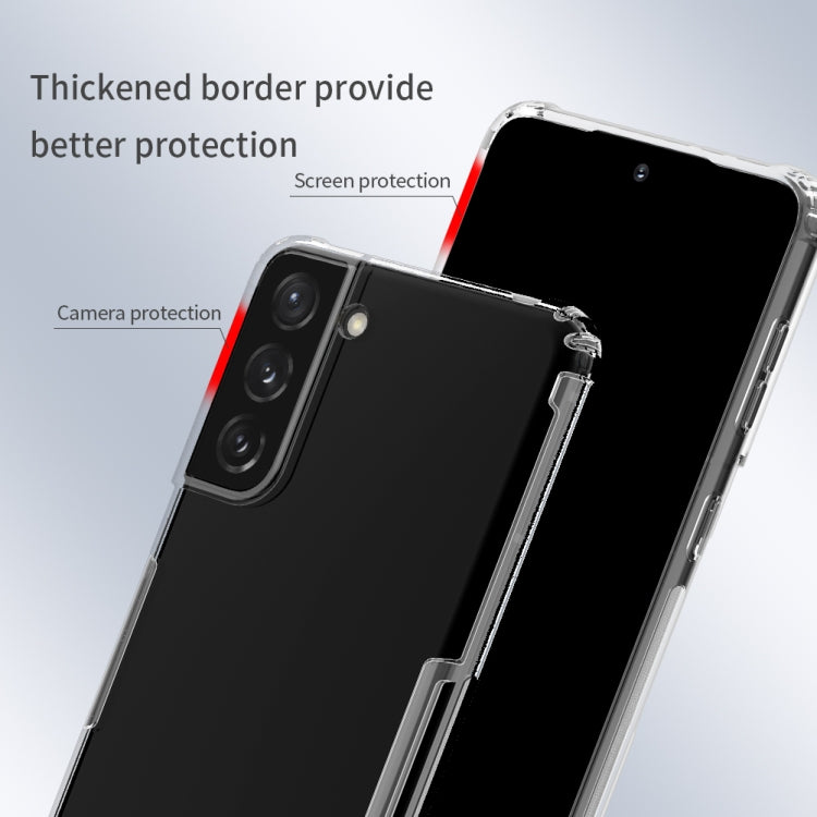 For Samsung Galaxy S21+ 5G NILLKIN Nature TPU Transparent Soft Protective Case(Grey) - Galaxy S21+ 5G Cases by NILLKIN | Online Shopping South Africa | PMC TechLife | Buy Now Pay Later Mobicred