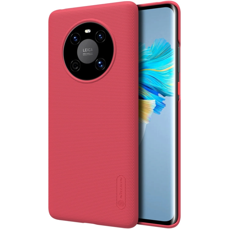 For Huawei Mate 40 NILLKIN Frosted Concave-convex Texture PC Protective Case(Red) - Huawei Cases by NILLKIN | Online Shopping South Africa | PMC Jewellery