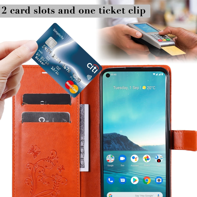 For Nokia 3.4 3D Butterflies Embossing Pattern Horizontal Flip Leather Case with Holder & Card Slot & Wallet(Blue) - free shipping - PMC TechLife - Order now!