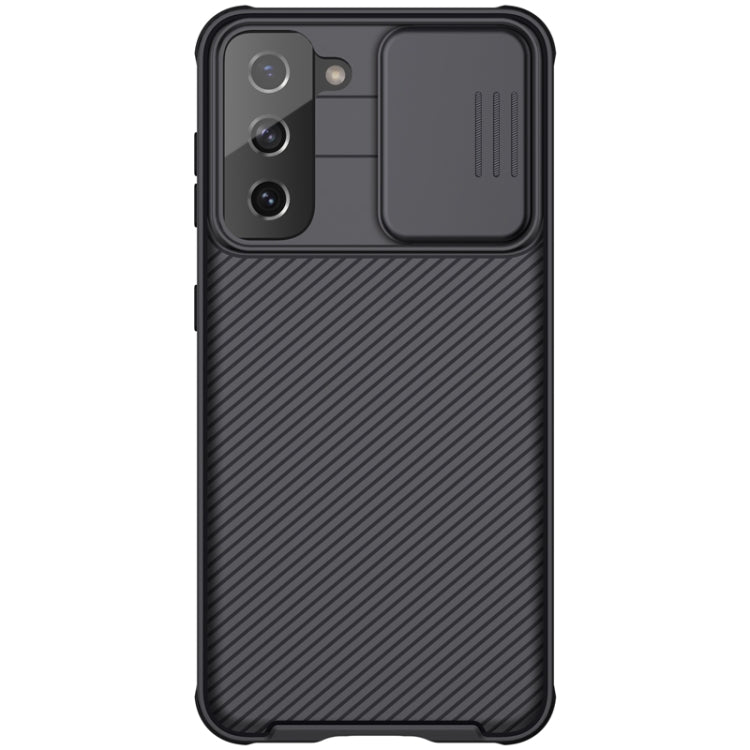 For Samsung Galaxy S21 5G NILLKIN Black Mirror Pro Series Camshield Full Coverage Dust-proof Scratch Resistant Phone Case(Black) - free shipping - PMC TechLife - Order now!