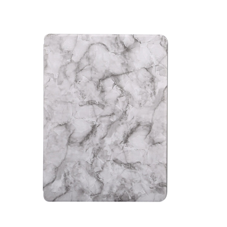 For iPad 10.2 inch Marble Texture Pattern Horizontal Flip Leather Case, with Three-folding Holder & Pen Slot & Sleep / Wake-up Function(Black Grey) - free shipping - PMC TechLife - Order now!