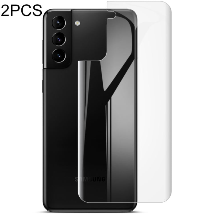 For Samsung Galaxy S21 5G 2pcs IMAK 0.15mm Curved Full Screen Protector Hydrogel Film Back Protector - Galaxy Tempered Glass by imak | Online Shopping South Africa | PMC TechLife | Buy Now Pay Later Mobicred