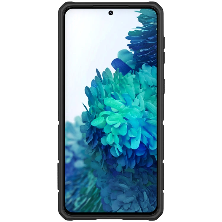 For Samsung Galaxy S21+ 5G NILLKIN Shockproof CamShield Armor Protective Case with Invisible Ring Holder(Green) - free shipping - PMC TechLife - Order now!