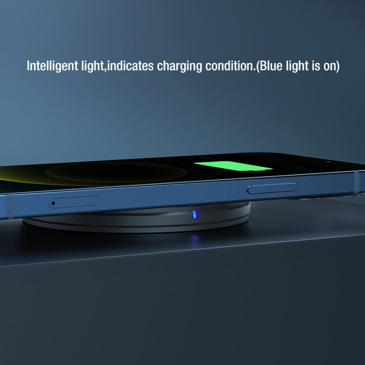 NILLKIN MC026 Portable Button Fast Charging Wireless Charger(Black) - free shipping - PMC TechLife - Order now!