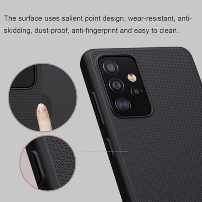 For Samsung Galaxy A52 5G NILLKIN Frosted Concave-convex Texture PC Protective Case(Black) - Galaxy Phone Cases by NILLKIN | Online Shopping South Africa | PMC Jewellery