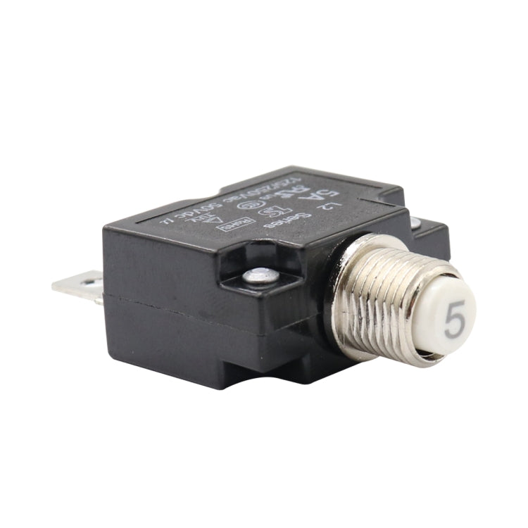 L2 Series 50V Car Overload Protector Manual Reset DC Circuit Breaker with Waterproof Cover, Current:5A - Fuse by PMC TechLife | Online Shopping South Africa | PMC TechLife