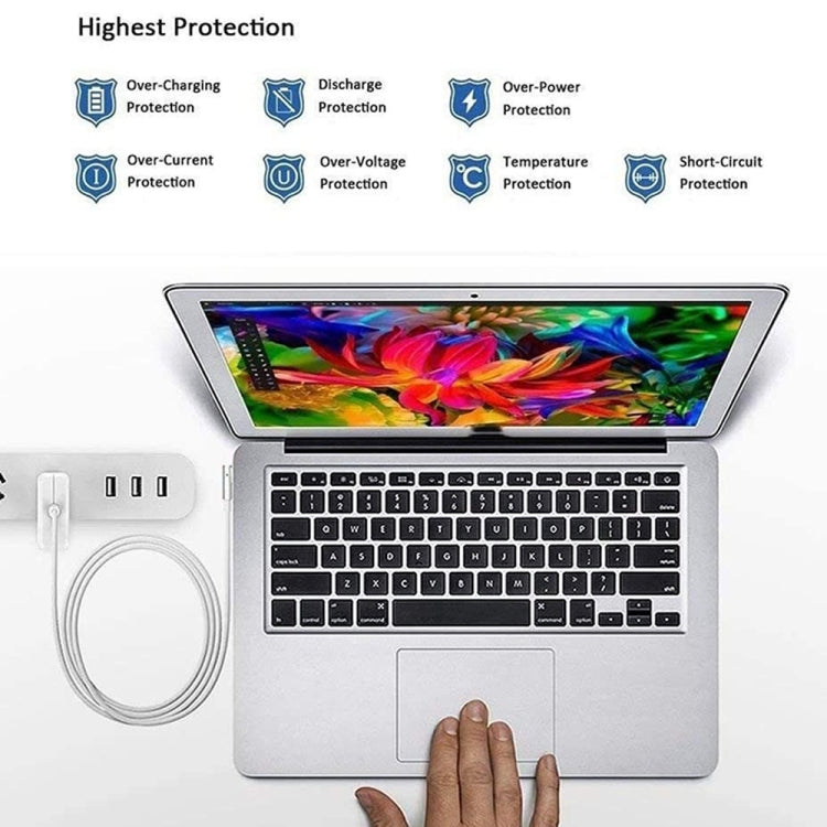 A1436 45W 14.85V 3.05A 5 Pin MagSafe 2 Power Adapter for MacBook, Cable Length: 1.6m, EU Plug - free shipping - PMC TechLife - Order now!
