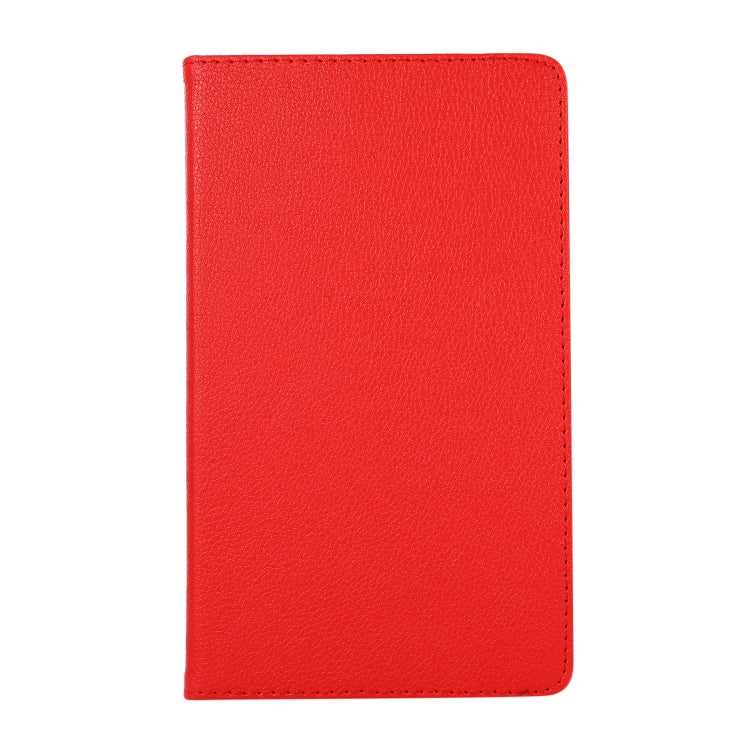 For Samsung Galaxy A7 Lite T220 360 Degree Rotation Litchi Texture Flip Leather Case with Holder(Red) - Tab A7 Lite T220 / T225 by PMC TechLife | Online Shopping South Africa | PMC TechLife | Buy Now Pay Later Mobicred
