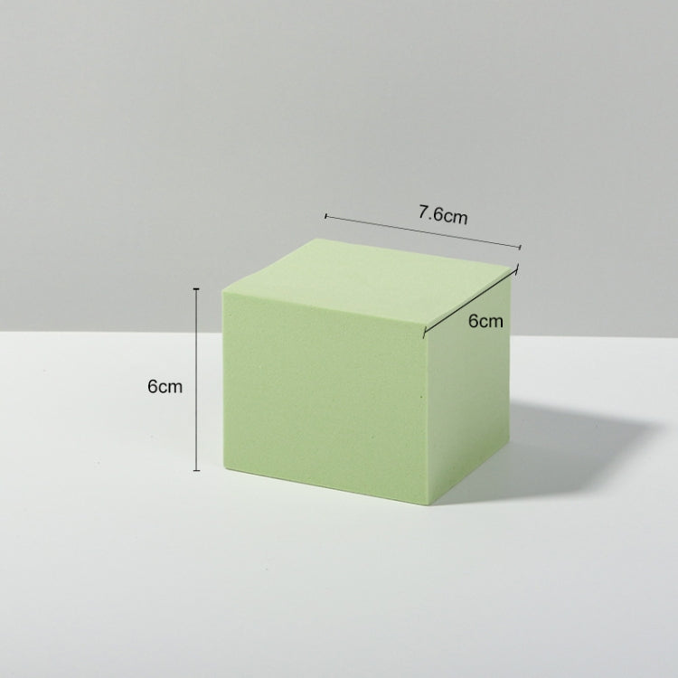 7 x 7 x 6cm Cuboid Geometric Cube Solid Color Photography Photo Background Table Shooting Foam Props (Green) - free shipping - PMC TechLife - Order now!