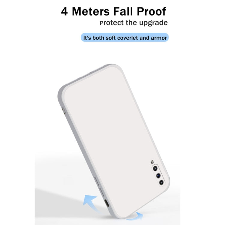 For Samsung Galaxy A50 Solid Color Imitation Liquid Silicone Straight Edge Dropproof Full Coverage Protective Case(Matcha Green) - free shipping - PMC TechLife - Order now!