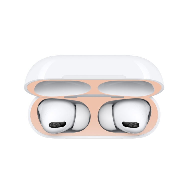For Apple AirPods Pro Wireless Earphone Protective Case Metal Protective Sticker(Blue) - Protective Sticker by PMC TechLife | Online Shopping South Africa | PMC TechLife