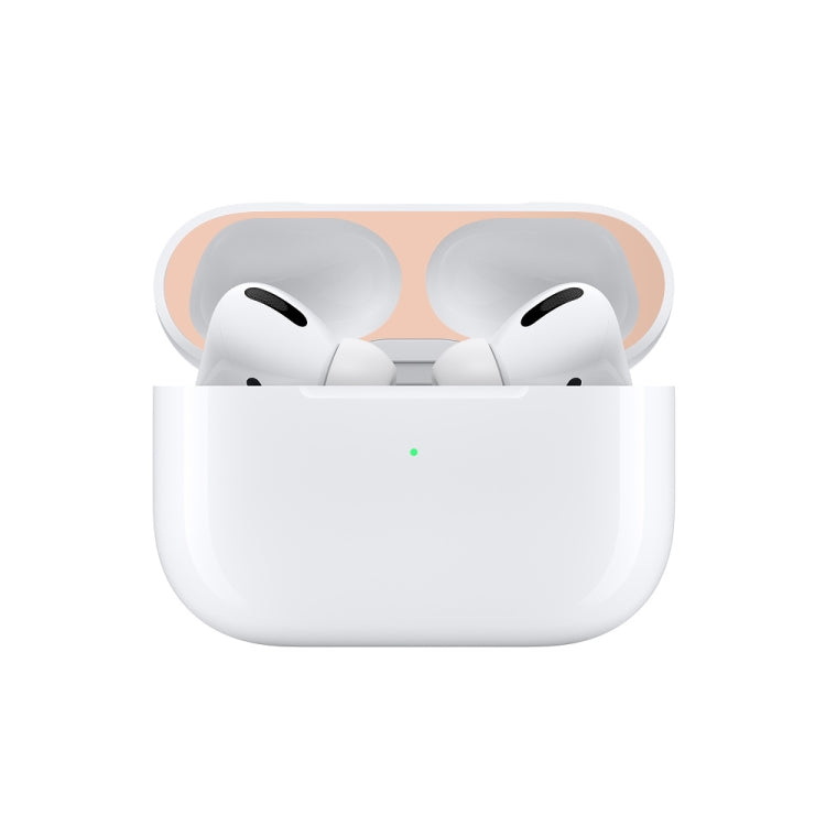 For Apple AirPods Pro Wireless Earphone Protective Case Metal Protective Sticker(Purple) - Protective Sticker by PMC TechLife | Online Shopping South Africa | PMC TechLife