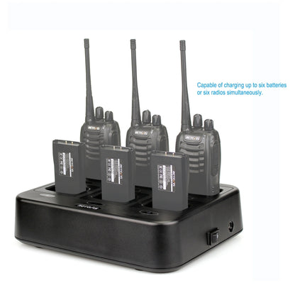 RETEVIS RTC777 Six-Way Walkie Talkie Charger for Retevis H777, UK Plug - Batteries & Chargers by RETEVIS | Online Shopping South Africa | PMC Jewellery | Buy Now Pay Later Mobicred