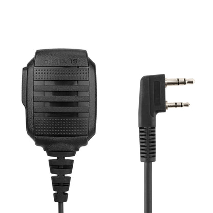 RETEVIS RS-114 IP54 Waterproof 2 Pin Speaker Microphone for H777/RT21/RT27 - Microphones & Headsets by RETEVIS | Online Shopping South Africa | PMC Jewellery | Buy Now Pay Later Mobicred