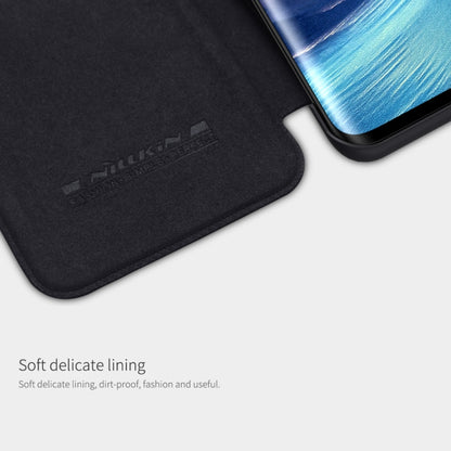 For Xiaomi Mi 11 Pro NILLKIN QIN Series Crazy Horse Texture Horizontal Flip Leather Case with Card Slot(Black) - Xiaomi Cases by NILLKIN | Online Shopping South Africa | PMC Jewellery