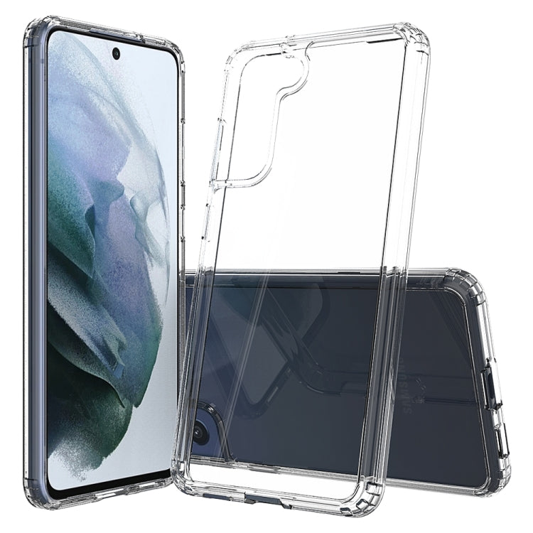For Samsung Galaxy S21 FE 5G Shockproof Scratchproof TPU + Acrylic Protective Case(Transparent) - free shipping - PMC TechLife - Order now!