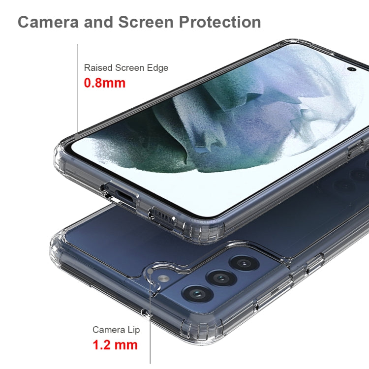 For Samsung Galaxy S21 FE 5G Shockproof Scratchproof TPU + Acrylic Protective Case(Transparent) - free shipping - PMC TechLife - Order now!