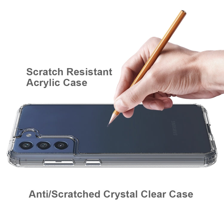 For Samsung Galaxy S21 FE 5G Shockproof Scratchproof TPU + Acrylic Protective Case(Transparent) - free shipping - PMC TechLife - Order now!
