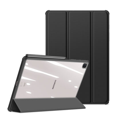 For Samsung Galaxy Tab S6 Lite 2024 / 2020 DUX DUCIS TOBY Series Antiskid PU Leather + PC + TPU Horizontal Flip Case with Holder & Pen Slot & Sleep / Wake-up Function(Black) - Tab S6 Lite P610 / P615 by DUX DUCIS | Online Shopping South Africa | PMC Jewellery | Buy Now Pay Later Mobicred