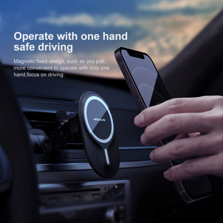 NILLKIN NKL01 MagRoad Lite Clip Type Car Magnetic Wireless Charging Holder - Car Holders by NILLKIN | Online Shopping South Africa | PMC TechLife