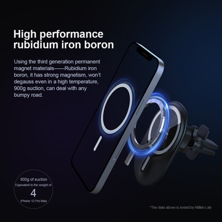 NILLKIN NKL01 MagRoad Lite Clip Type Car Magnetic Wireless Charging Holder - Car Holders by NILLKIN | Online Shopping South Africa | PMC TechLife