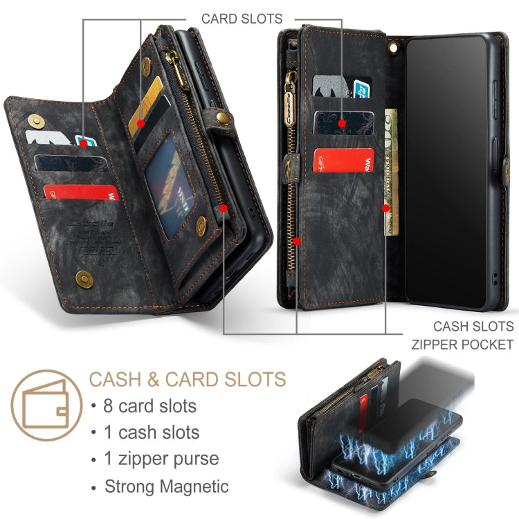 For Samsung Galaxy A32 5G CaseMe Detachable Multifunctional Horizontal Flip Leather Phone Case(Black) - Galaxy Phone Cases by CaseMe | Online Shopping South Africa | PMC TechLife | Buy Now Pay Later Mobicred