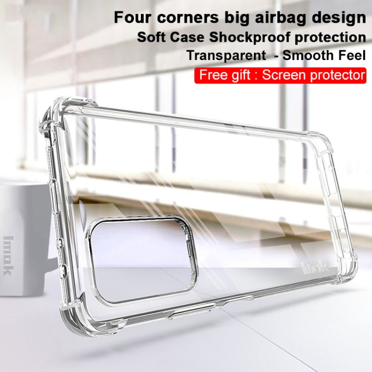 For Xiaomi Redmi Note 10 Pro Overseas Version IMAK All-inclusive Shockproof Airbag TPU Case with Screen Protector(Transparent) - Xiaomi Cases by imak | Online Shopping South Africa | PMC TechLife | Buy Now Pay Later Mobicred