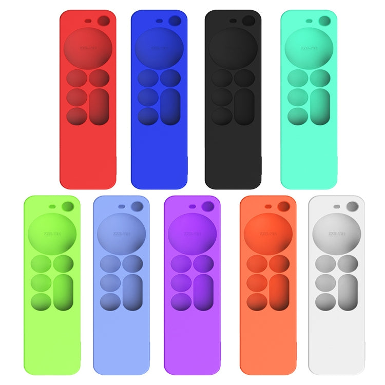 Silicone Protective Case Cover For Apple TV 4K 4th Siri Remote Controller(Purple) - Apple TV Accessories by PMC TechLife | Online Shopping South Africa | PMC TechLife