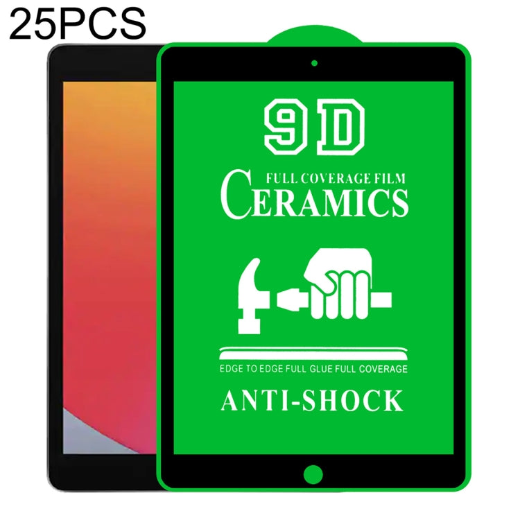 25 PCS 9D Full Screen Full Glue Ceramic Film For iPad 10.2 2020 / iPad 10.2 2021 - free shipping - PMC TechLife - Order now!