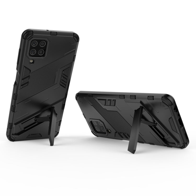 For Samsung Galaxy M32 Punk Armor 2 in 1 PC + TPU Shockproof Case with Invisible Holder(Black) - Galaxy Phone Cases by PMC TechLife | Online Shopping South Africa | PMC TechLife