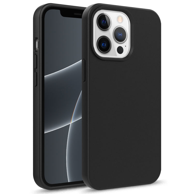 For iPhone 13 Pro Starry Series Shockproof Straw Material + TPU Protective Case (Black) - free shipping - PMC TechLife - Order now!