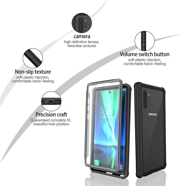 For Galaxy Note 10+ RedPepper Shockproof Scratchproof Dust-proof PC + TPU Protective Case(Black) - Galaxy Phone Cases by RedPepper | Online Shopping South Africa | PMC TechLife | Buy Now Pay Later Mobicred