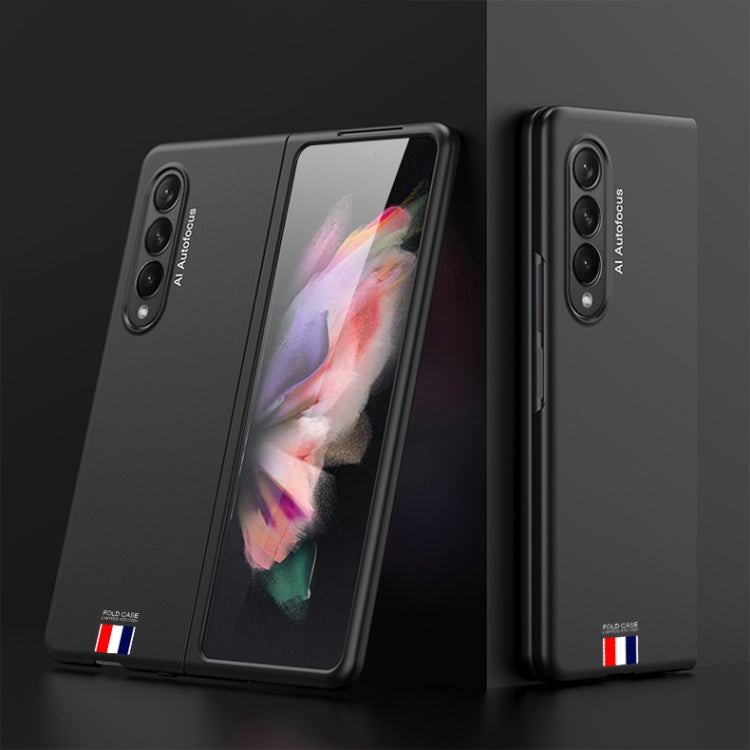 For Samsung Galaxy Z Fold3 5G GKK Ultra-thin Full Coverage Painted Protective Case(Limited Edition Black Label) - Galaxy Phone Cases by GKK | Online Shopping South Africa | PMC TechLife | Buy Now Pay Later Mobicred