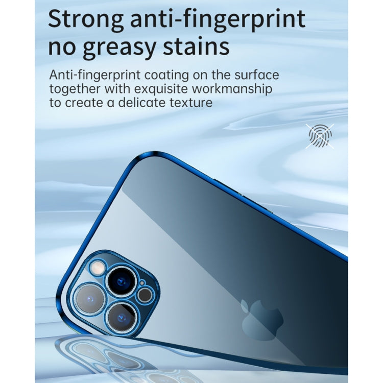 For iPhone 13 Pro Max SULADA Elastic Silicone Edge Frame + TPU All-inclusive Anti-fall Case (Blue) - iPhone 13 Pro Max Cases by SULADA | Online Shopping South Africa | PMC TechLife | Buy Now Pay Later Mobicred