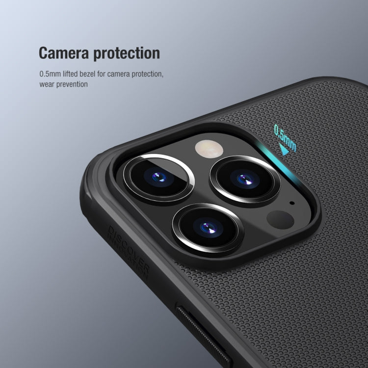For iPhone 13 Pro Max NILLKIN Super Frosted Shield Pro PC + TPU Protective Case (Black) - free shipping - PMC TechLife - Order now!